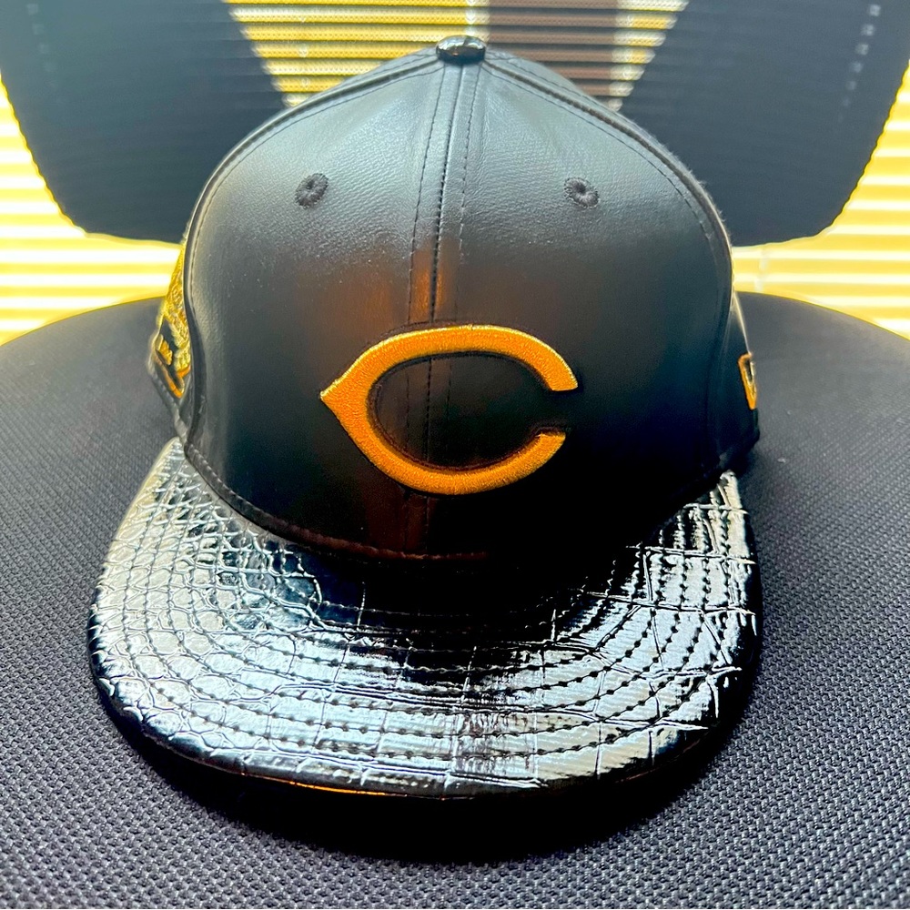 New Era Cincinnati Reds Leather Fitted